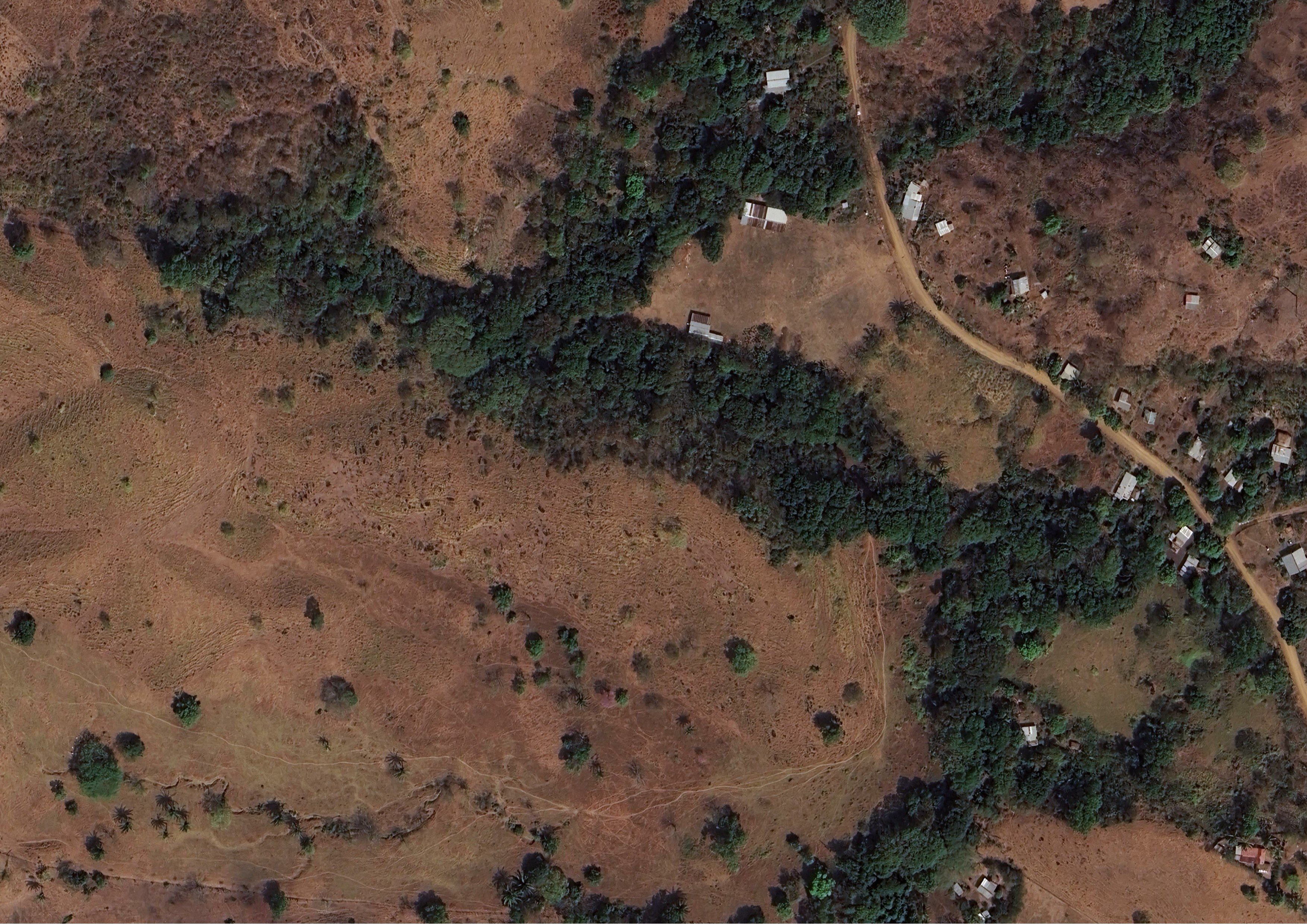Foto satelital de finca sin titular en Panamá