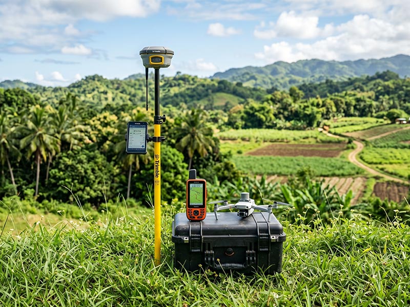 Equipo GPS RTK para topografía en Panamá