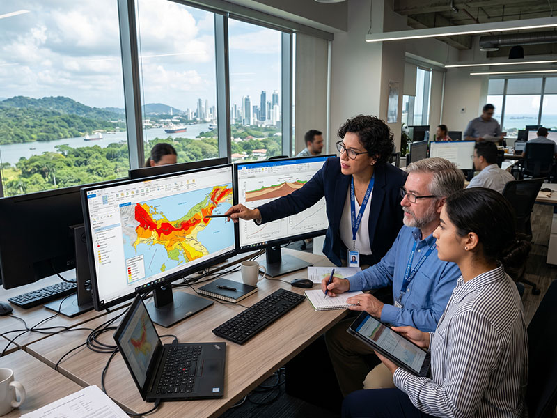 Evaluación de riesgo geológico en Panamá